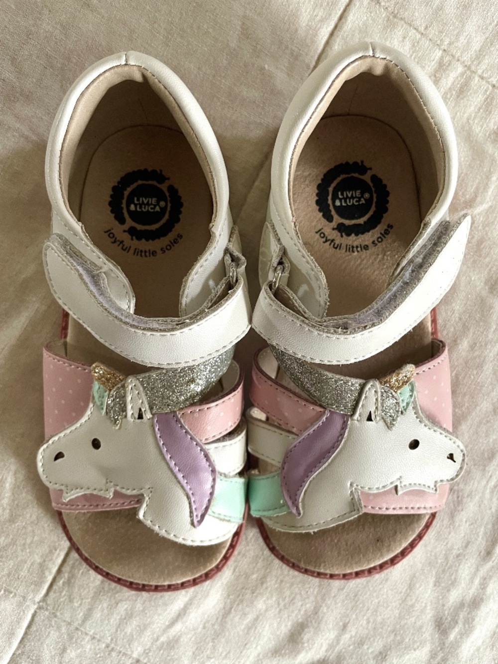Livie & Luca Unicorn Kids Sandal size 12